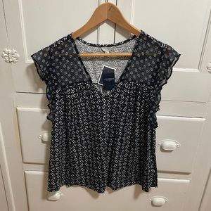 NWT Lucky Brand Top Size XL